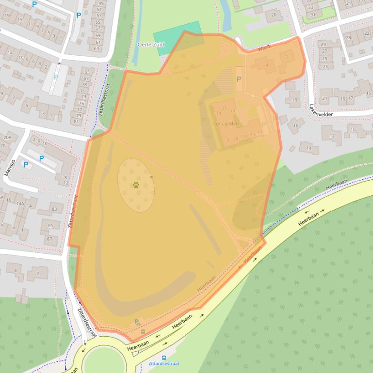 Kaart van postcodegebied 5507KW.