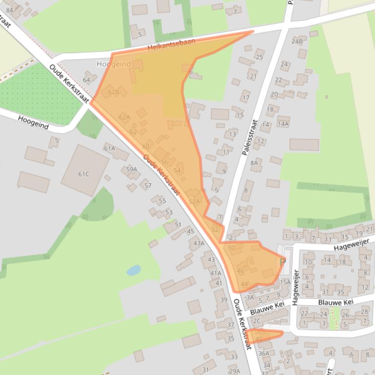 Kaart van postcodegebied 5507LD.