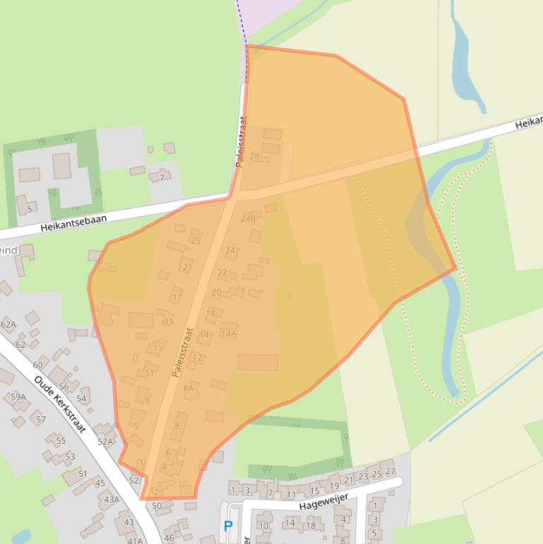 Kaart van postcodegebied 5507LE.