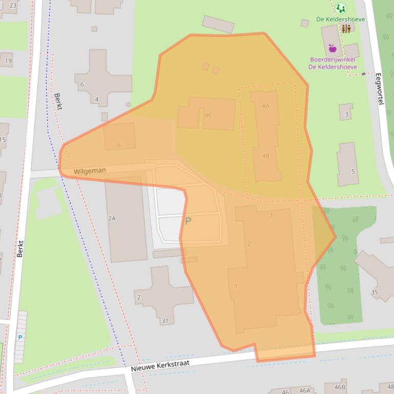 Kaart van postcodegebied 5507LG.