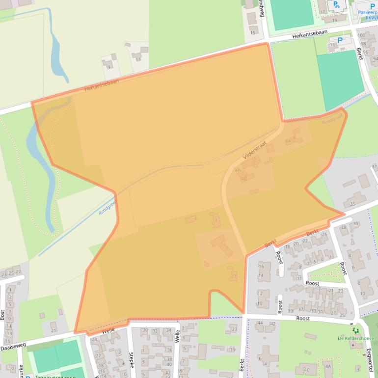 Kaart van postcodegebied 5507LJ.