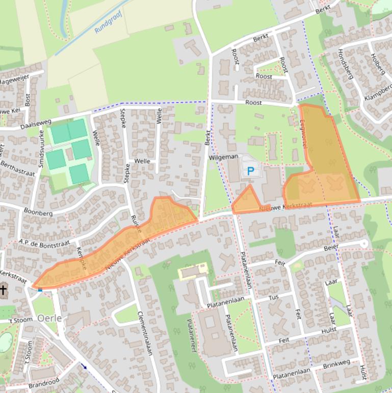 Kaart van postcodegebied 5507LP.
