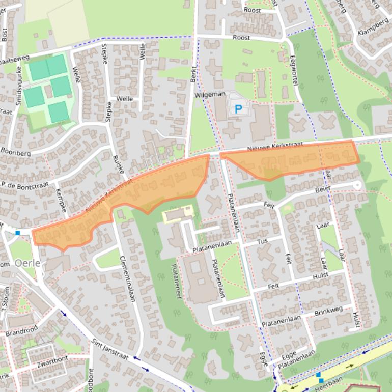 Kaart van postcodegebied 5507LS.