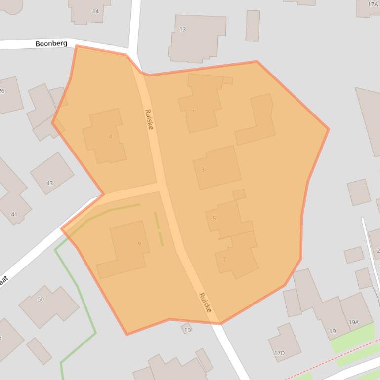 Kaart van postcodegebied 5507LX.