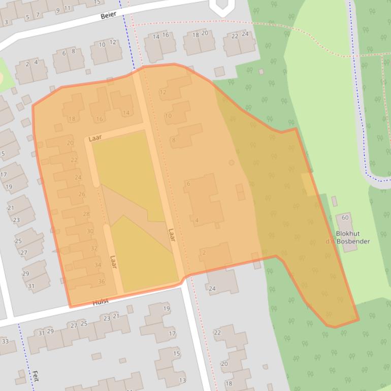 Kaart van postcodegebied 5507MJ.