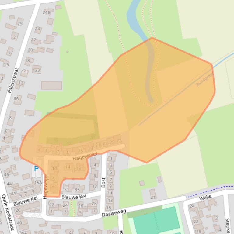 Kaart van postcodegebied 5507MX.