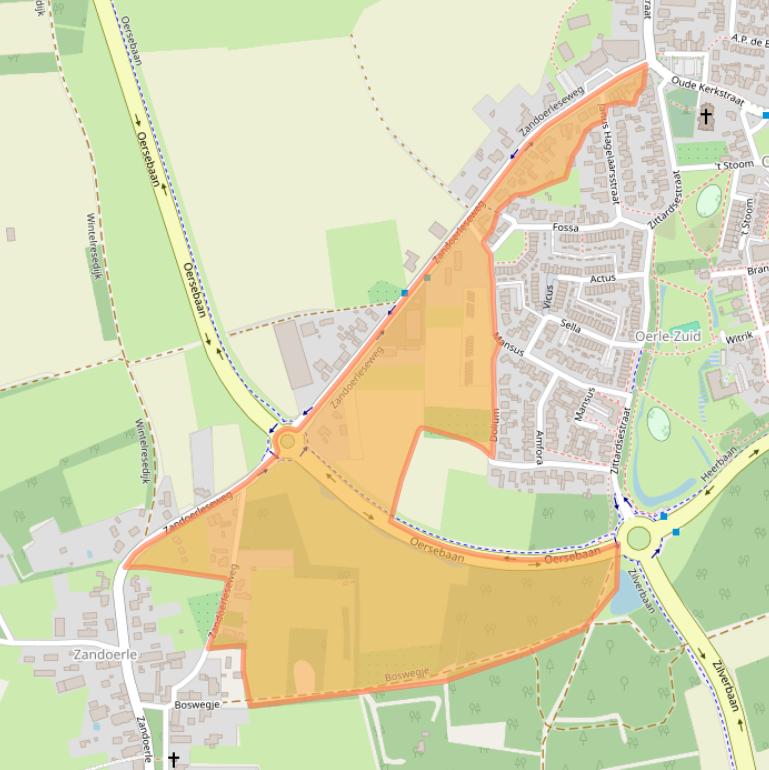 Kaart van postcodegebied 5507NH.