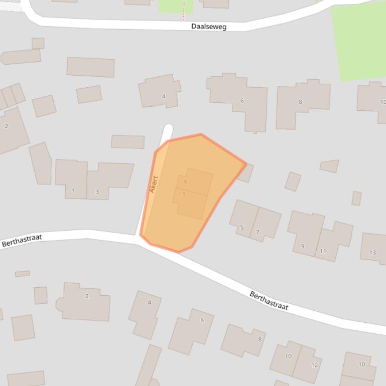 Kaart van postcodegebied 5507NM.