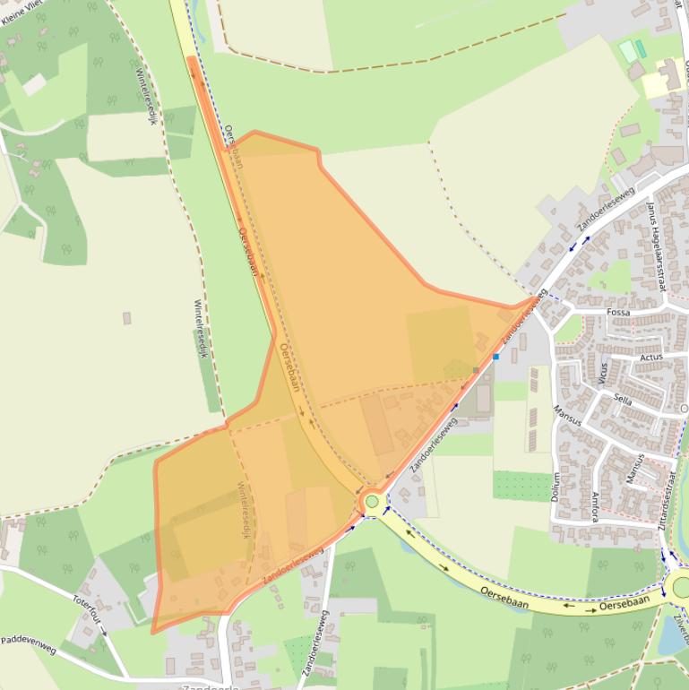 Kaart van postcodegebied 5507NV.
