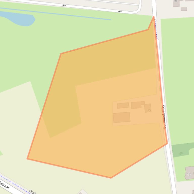 Kaart van postcodegebied 5507PA.