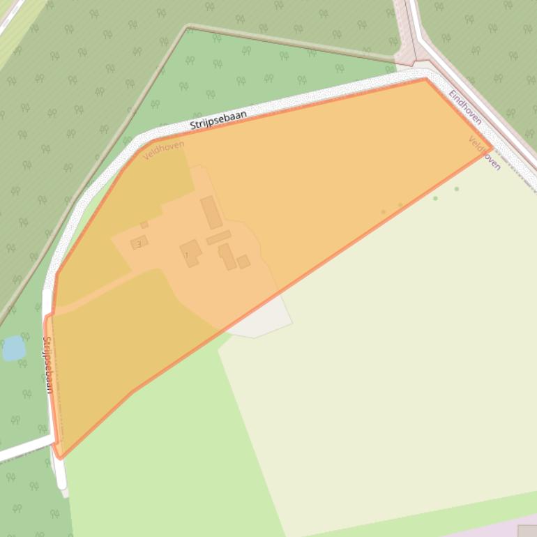 Kaart van postcodegebied 5507PD.