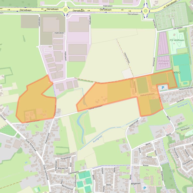 Kaart van postcodegebied 5507PJ.