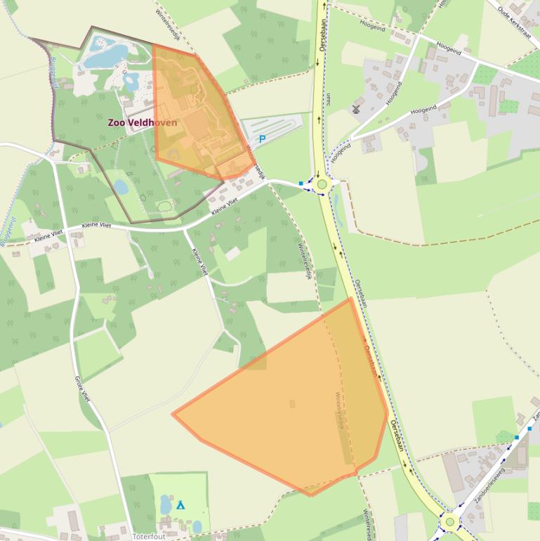 Kaart van postcodegebied 5507PP.