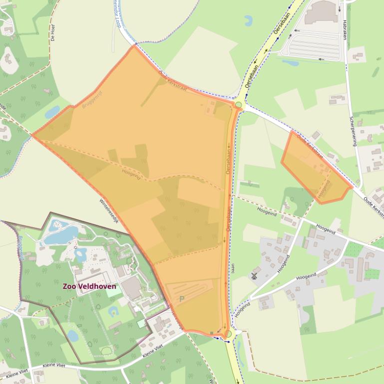 Kaart van postcodegebied 5507PR.