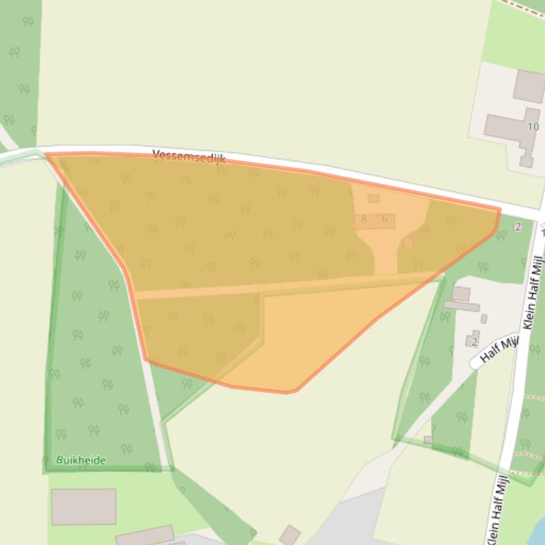 Kaart van postcodegebied 5507RC.