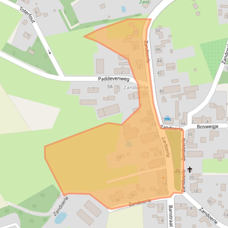 Kaart van postcodegebied 5507RJ.