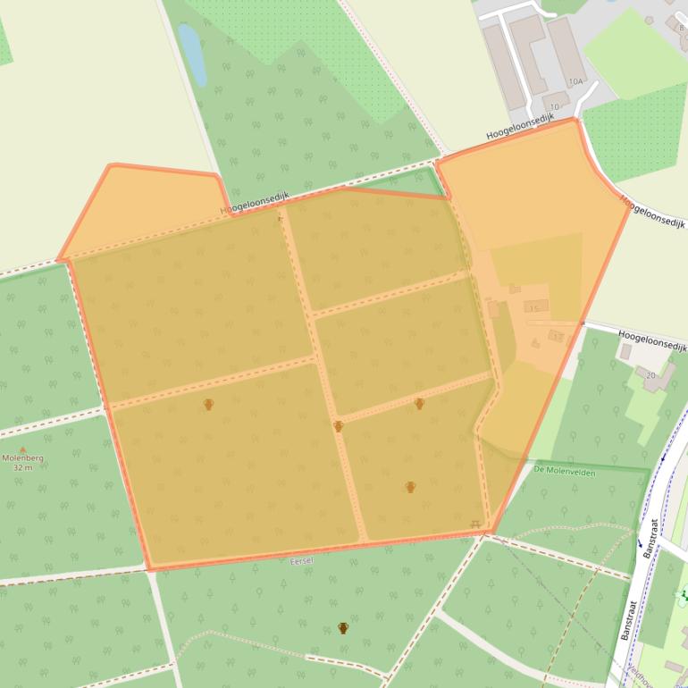 Kaart van postcodegebied 5507RL.