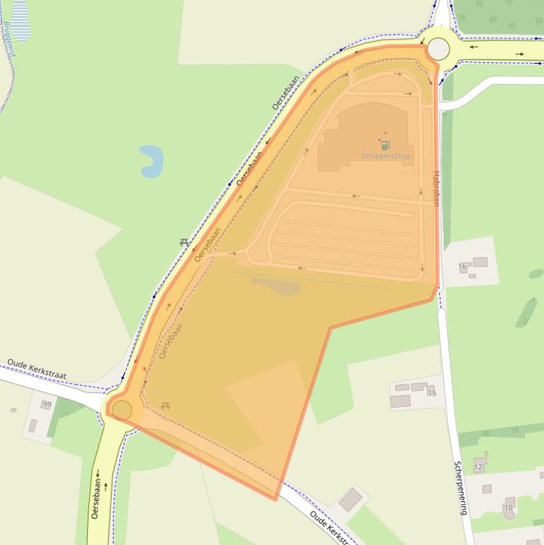 Kaart van postcodegebied 5507TR.