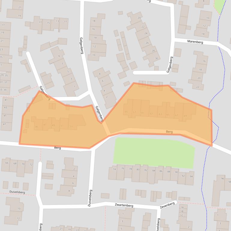 Kaart van postcodegebied 5508AR.
