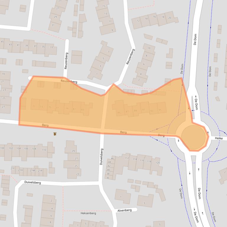 Kaart van postcodegebied 5508AS.