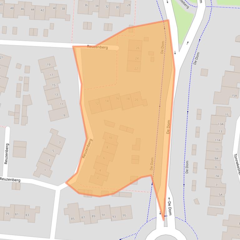 Kaart van postcodegebied 5508BB.