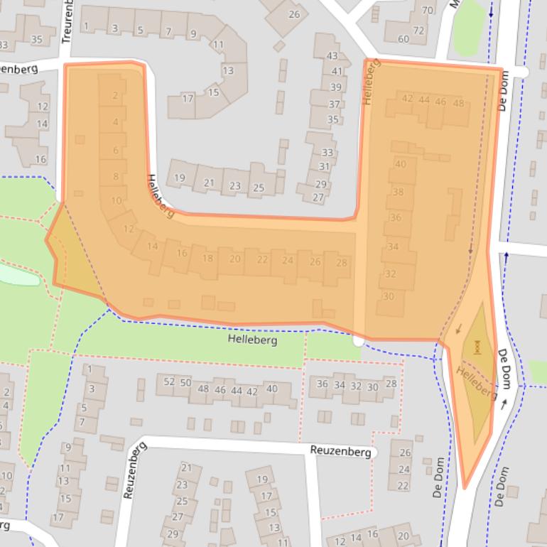Kaart van postcodegebied 5508BL.