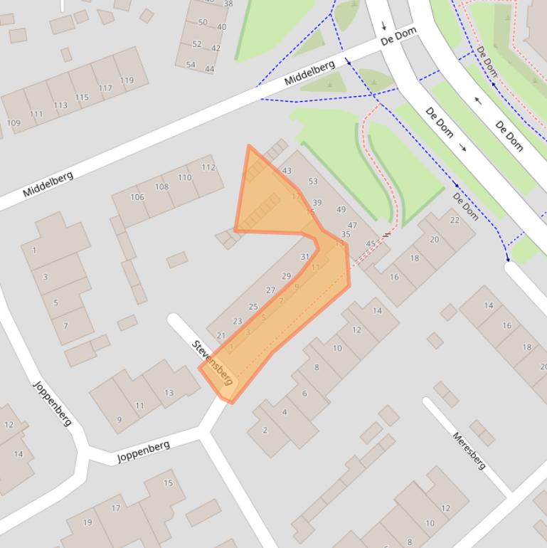 Kaart van postcodegebied 5508BR.