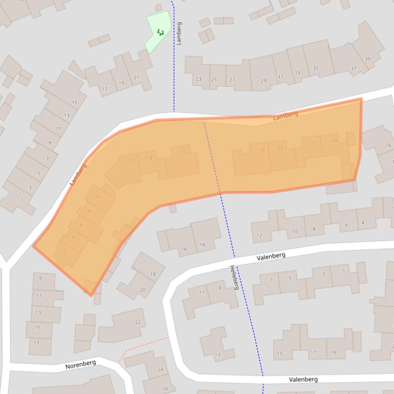 Kaart van postcodegebied 5508BX.