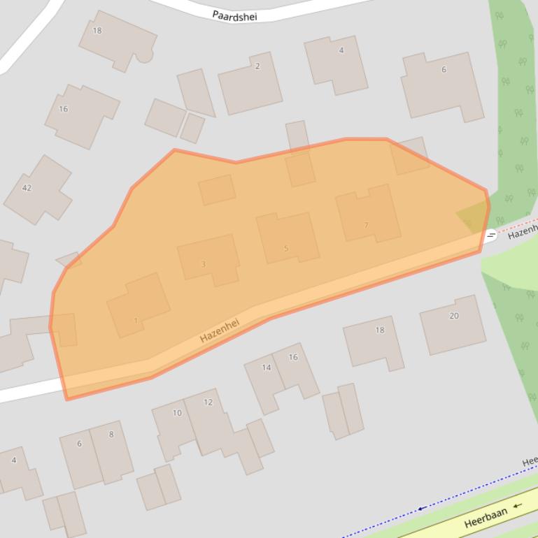 Kaart van postcodegebied 5508CE.