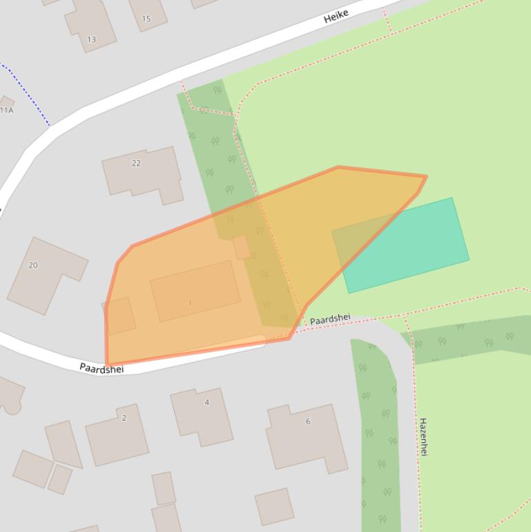 Kaart van postcodegebied 5508CH.