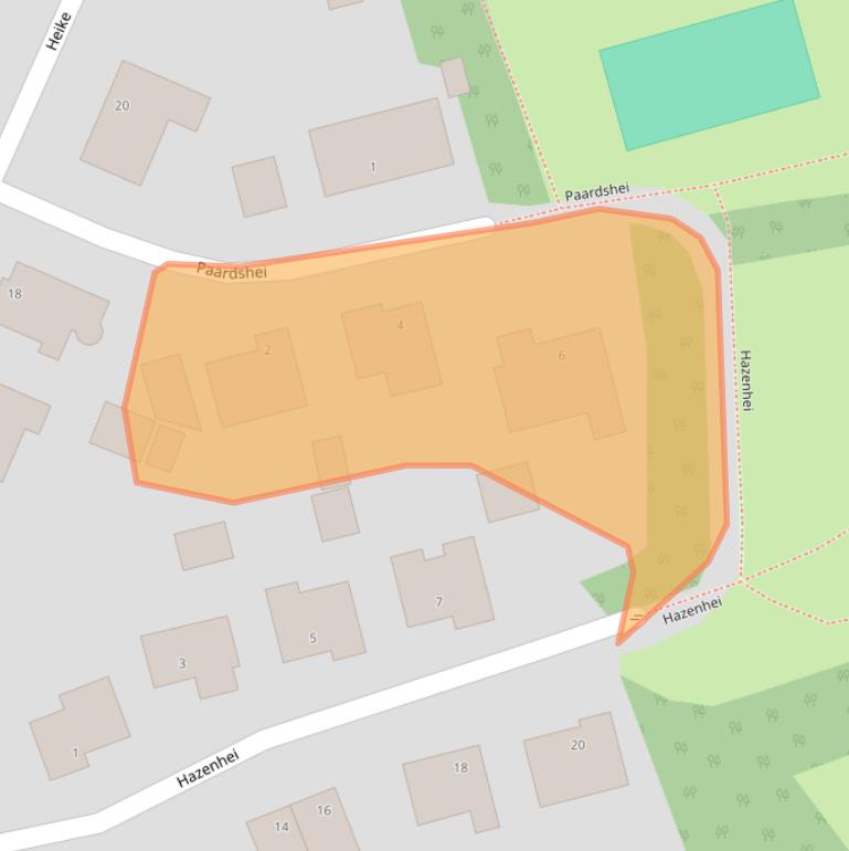 Kaart van postcodegebied 5508CJ.