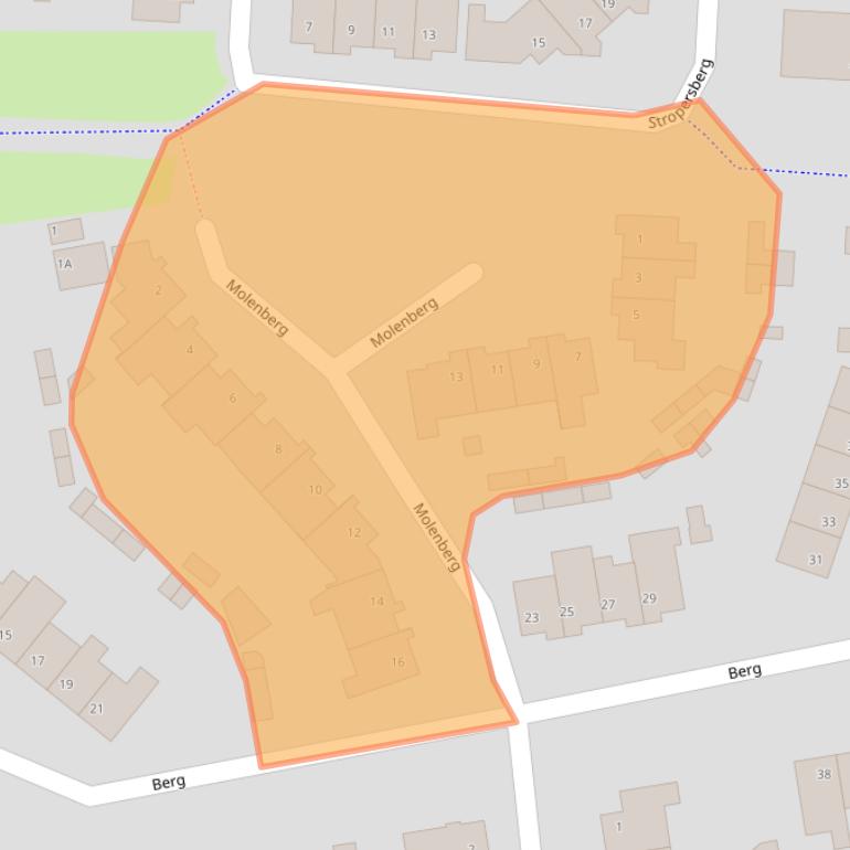Kaart van postcodegebied 5508DE.