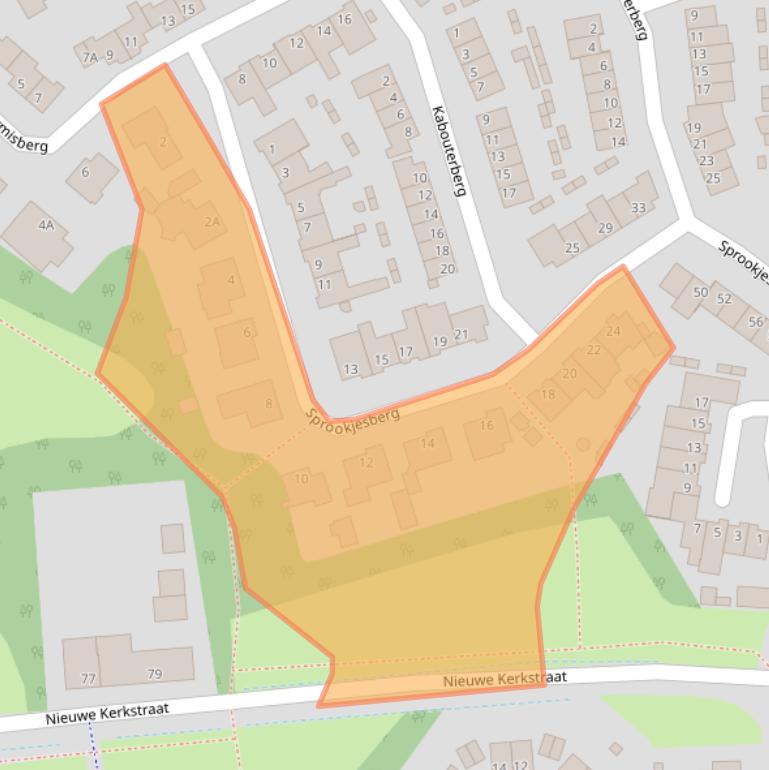 Kaart van postcodegebied 5508EB.