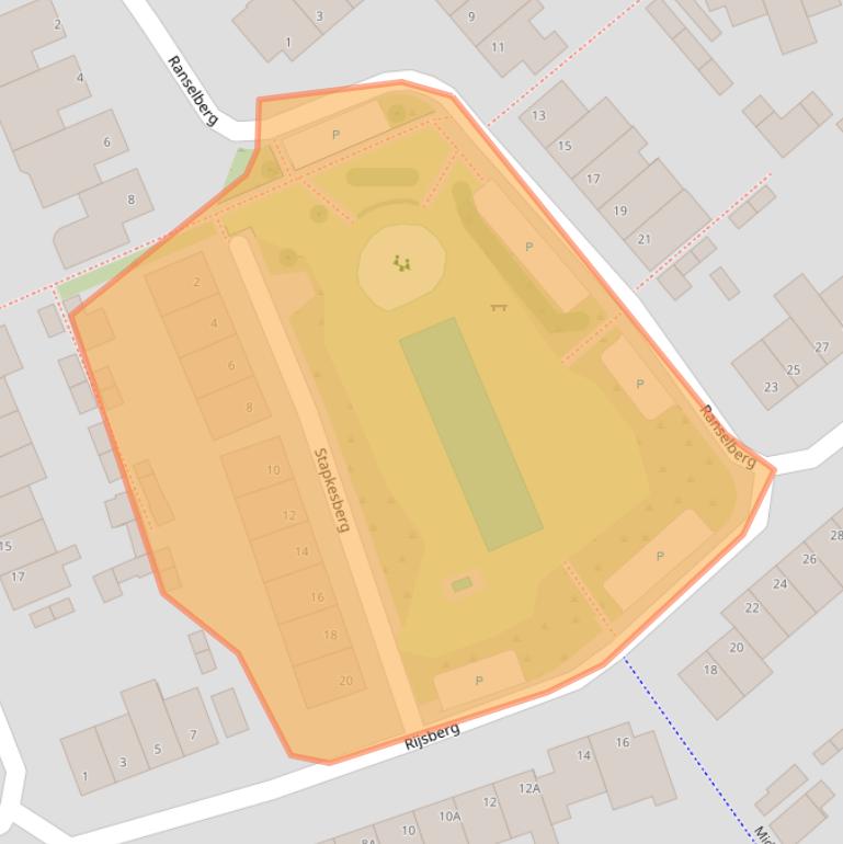 Kaart van postcodegebied 5508EJ.
