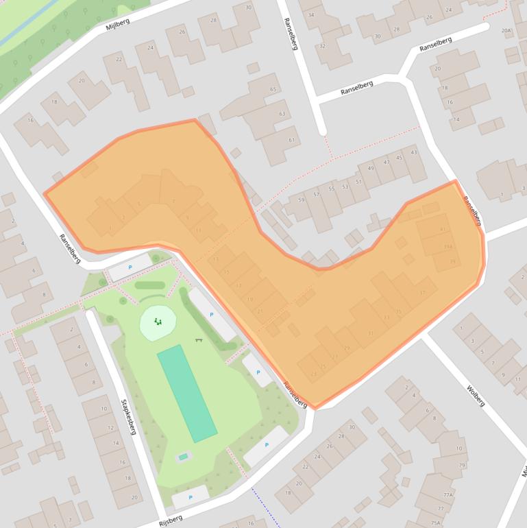 Kaart van postcodegebied 5508EK.