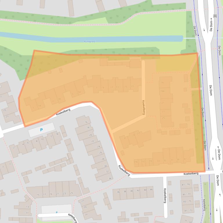 Kaart van postcodegebied 5508GA.