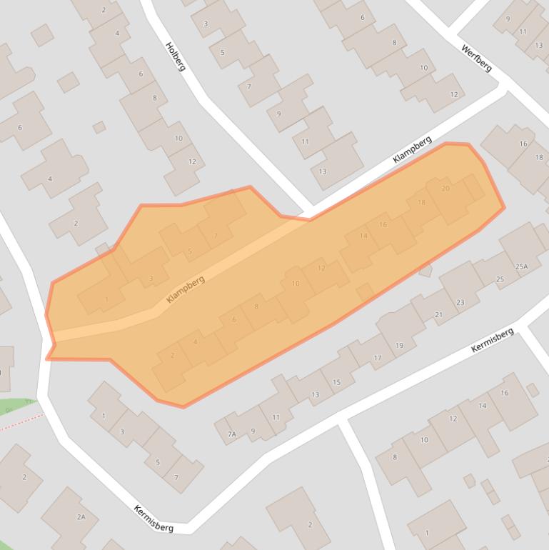 Kaart van postcodegebied 5508HC.