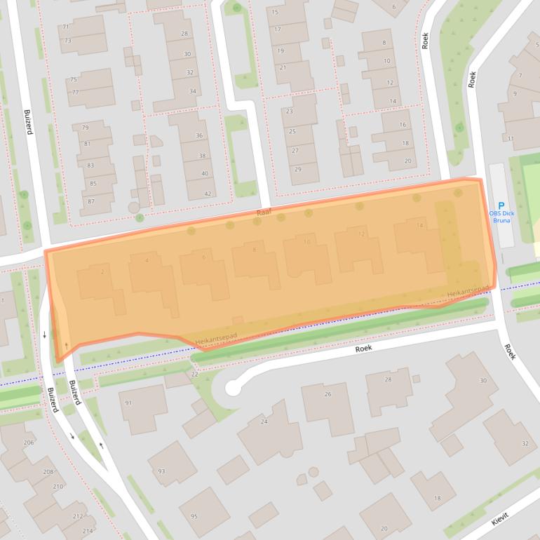 Kaart van postcodegebied 5508KH.