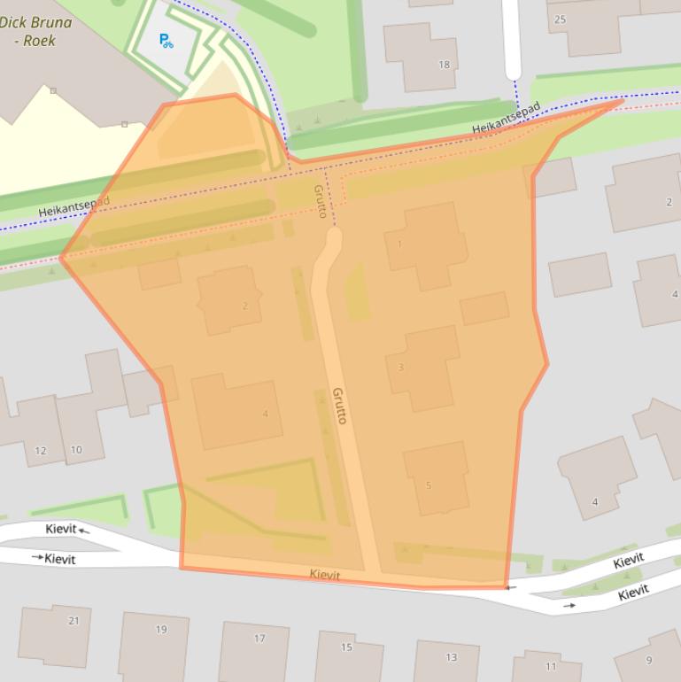 Kaart van postcodegebied 5508KM.