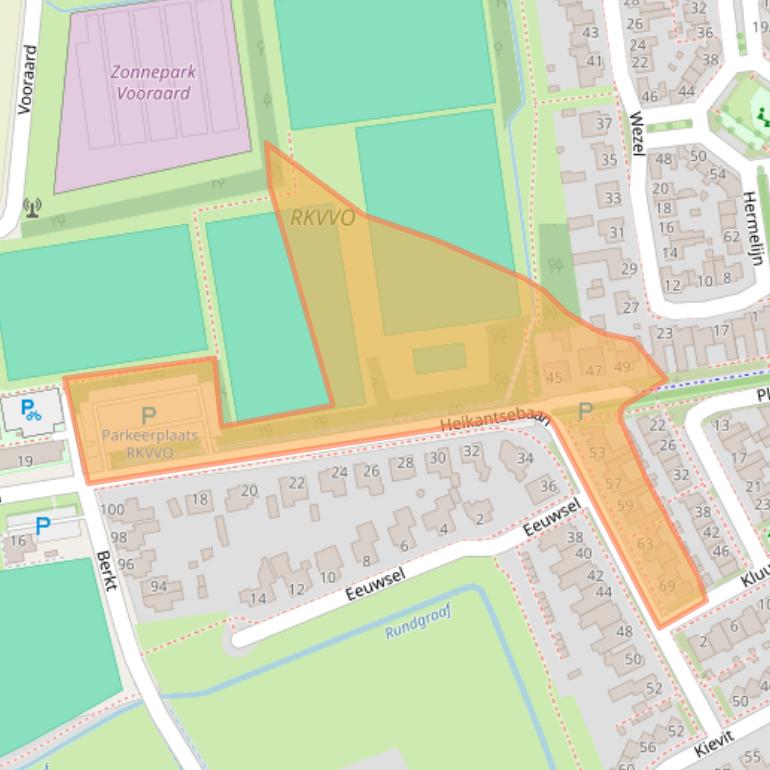 Kaart van postcodegebied 5508LB.