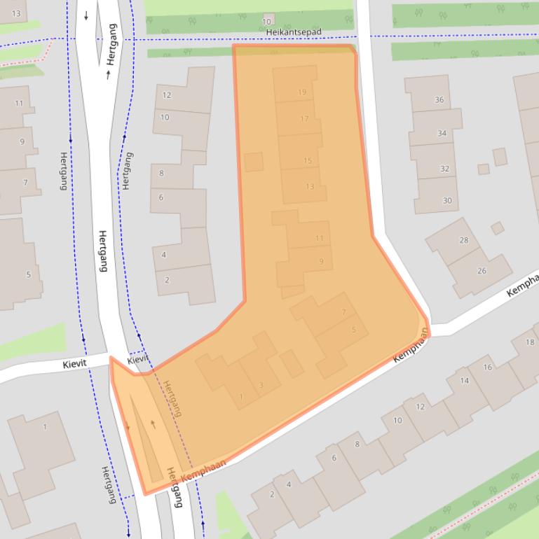 Kaart van postcodegebied 5508LG.