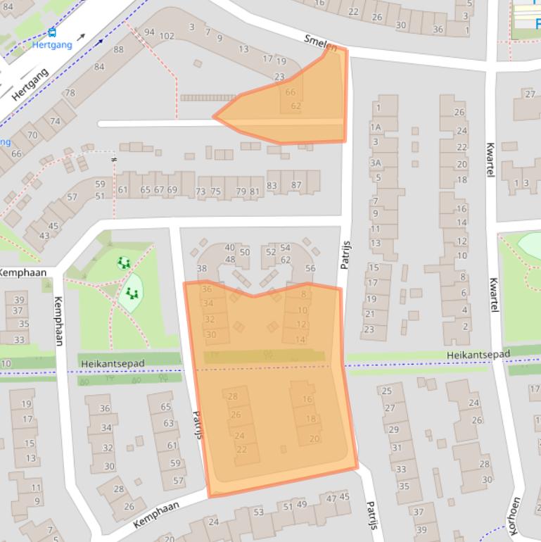 Kaart van postcodegebied 5508LH.