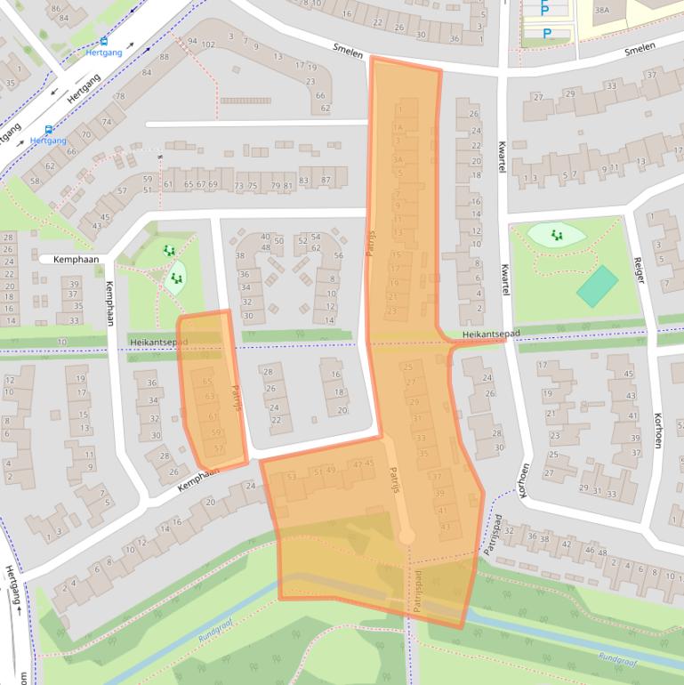 Kaart van postcodegebied 5508LJ.