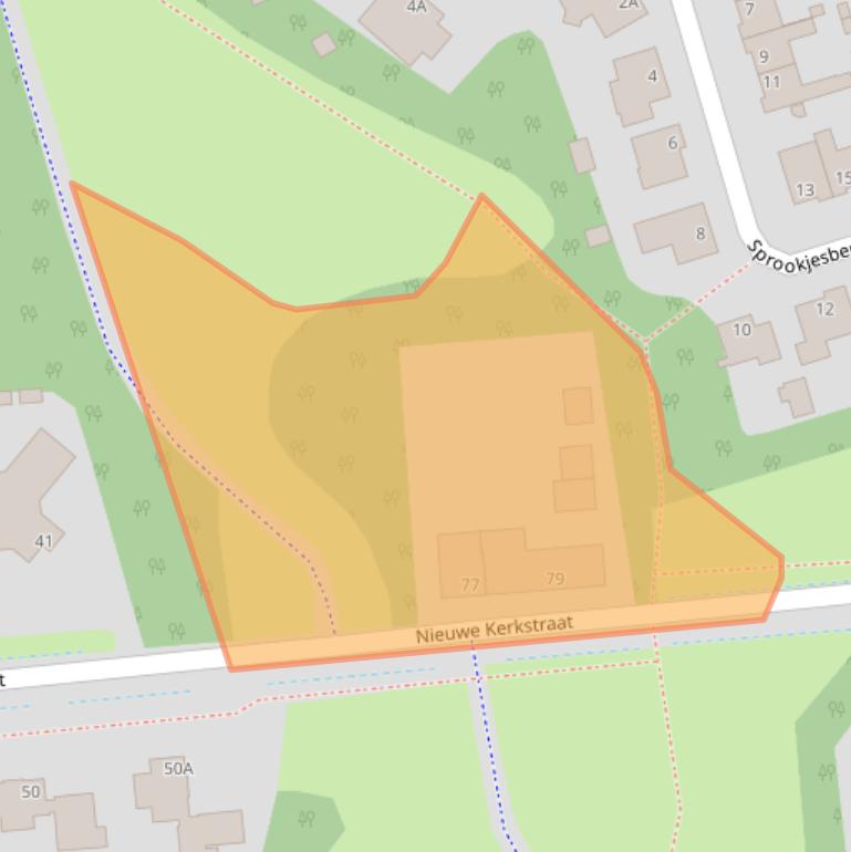 Kaart van postcodegebied 5508NA.