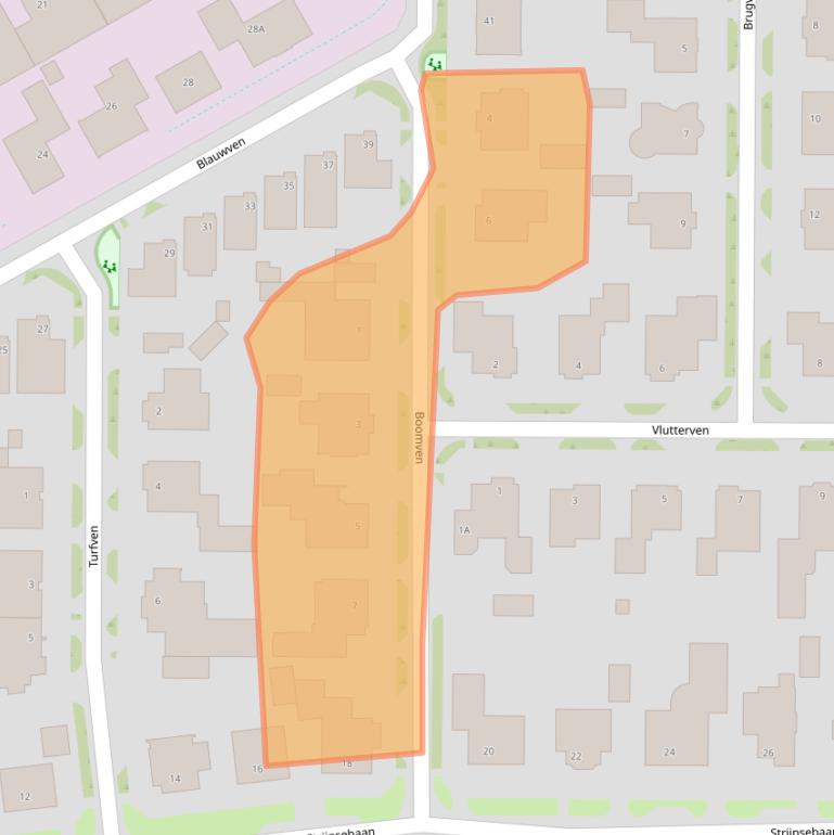 Kaart van postcodegebied 5508RE.