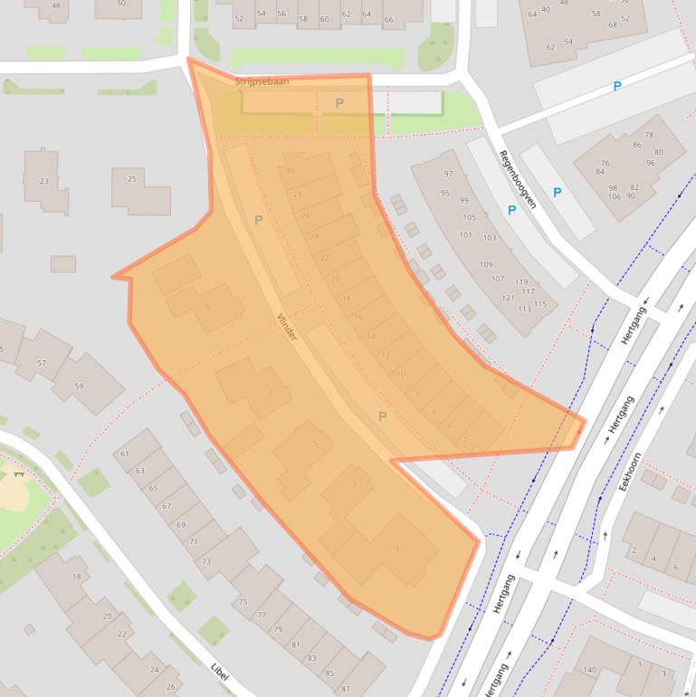 Kaart van postcodegebied 5508SE.