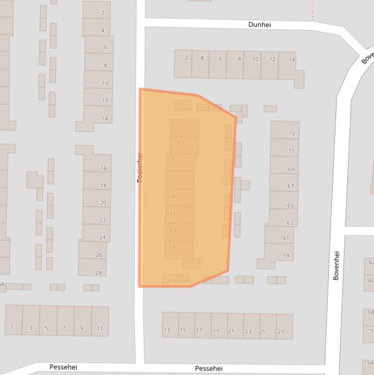 Kaart van postcodegebied 5508VK.