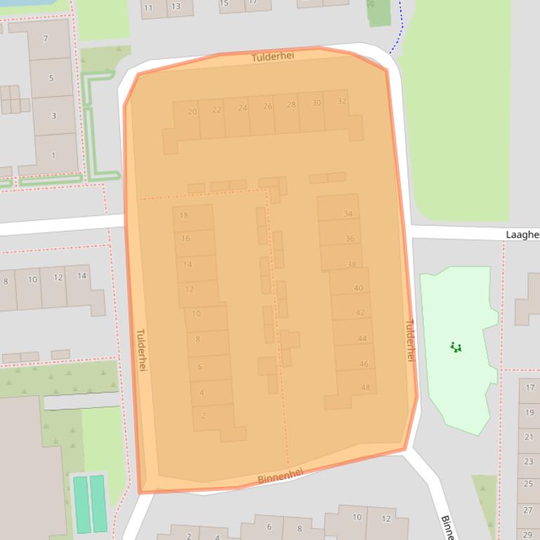 Kaart van postcodegebied 5508VM.