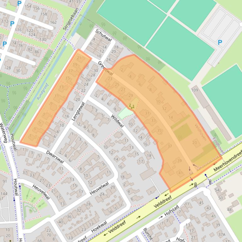 Kaart van postcodegebied 5509KB.