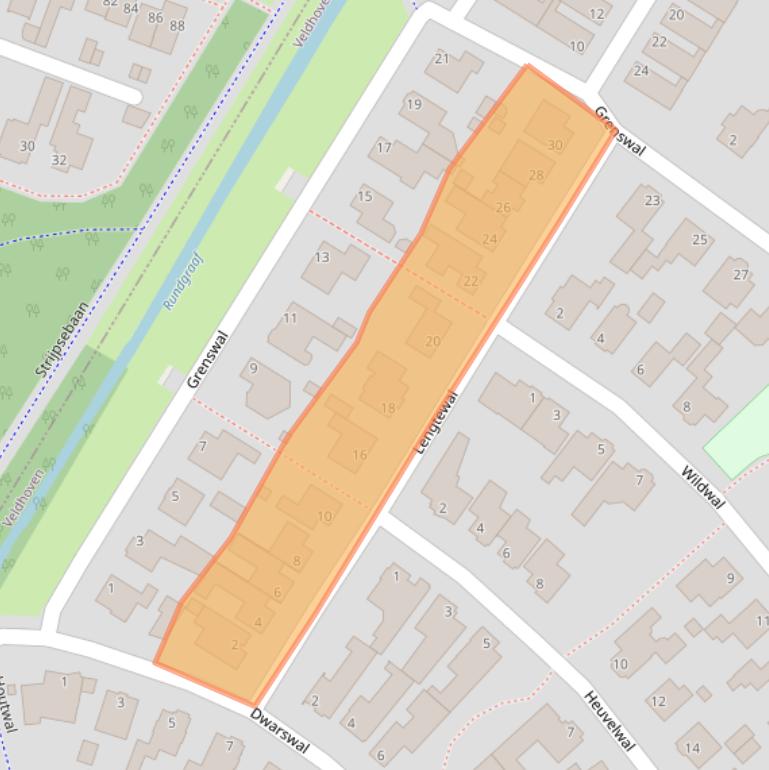 Kaart van postcodegebied 5509KC.